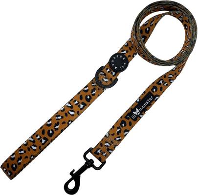 Show full view: Lil Monster Pets Comfort Dog Leash, Burnt Orange Leopard slide 1 of 2