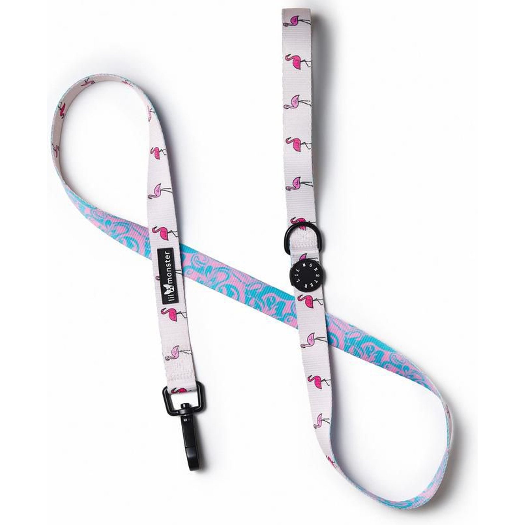 Lil Monster Pets Comfort Dog Leash, Flamingo