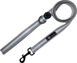 Lil Monster Pets Comfort Dog Leash, Grey Stripe