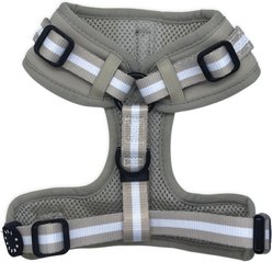 Lil Monster Pets Neoprene Adjustable Dog Harness, Grey Stripe, Medium slide 2 of 3