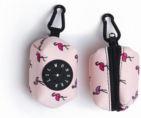 Show full view: Lil Monster Pets Neoprene Dog Poop Bag Holder, Flamingo slide 2 of 4