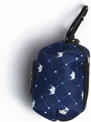 Lil Monster Pets Neoprene Dog Poop Bag Holder, Regal