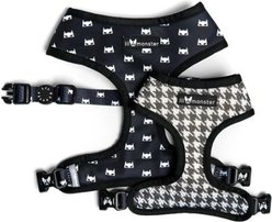Lil Monster Pets Neoprene Reversible Dog Harness, Batman, X-Large