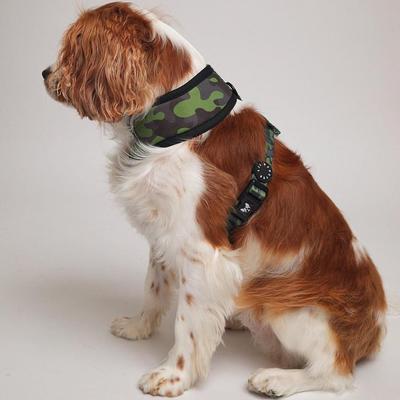 Show full view: Lil Monster Pets Neoprene Reversible Dog Harness, Camo, Medium slide 3 of 5