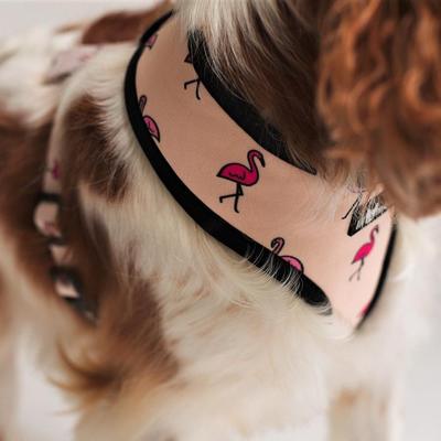 Show full view: Lil Monster Pets Neoprene Reversible Dog Harness, Flamingo, X-Small slide 3 of 5