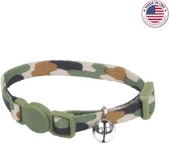 Li'l Pals Adjustable Breakaway Kitten Collar, 6 - 8 in, Light Camouflage