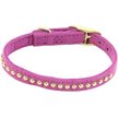 Show in main carousel: Li'l Pals B'Dazzled Velvet Nylon Standard Dog Collar, Orchid, Petite Small: 8 to 10-in neck, 3/8-in wide slide 1 of 7
