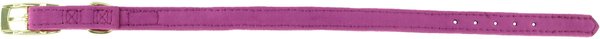 Show full view: Li'l Pals B'Dazzled Velvet Nylon Standard Dog Collar, Orchid, Petite Small: 8 to 10-in neck, 3/8-in wide slide 6 of 7