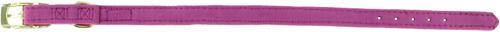 Show full view: Li'l Pals B'Dazzled Velvet Nylon Standard Dog Collar, Orchid, Petite X-Small: 6 to 8-in neck, 3/8-in wide slide 7 of 8