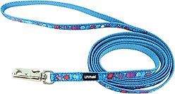 Li'l Pals Charming Ribbon Overlay Standard Dog Leash, X-Small: 6-ft long, 3/8-in wide, Li'l Sea Creatures