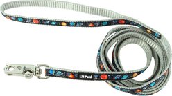 Li'l Pals Charming Ribbon Overlay Standard Dog Leash, X-Small: 6-ft long, 3/8-in wide, Li'l Space Explorers