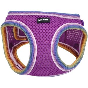 Li'l Pals Comfort Mesh Step In Back Clip Dog Harness, Orchid, 10 to 12-in chest