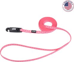 Li'l Pals E-Z Snap Patterned Dog Leash, Pink Tribal Chevron, 6-ft long, 5/8-in wide