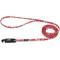 Show in main carousel: Li'l Pals E-Z Snap Patterned Dog Leash, Red & White Bones, 6-ft long, 3/8-in wide slide 1 of 7