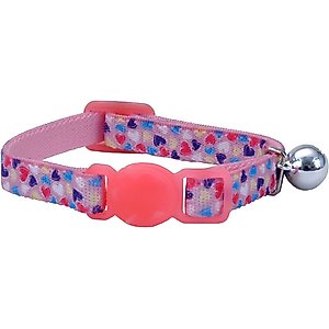 Li'l Pals Elastic Kitten Collar, Hearts