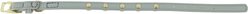 Li'l Pals Jeweled Nylon Standard Dog Collar, Grey, Petite X-Small: 6 to 8-in neck, 3/8-in wide slide 2 of 5
