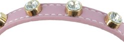 Li'l Pals Jeweled Nylon Standard Dog Collar, Lilac, Petite Small: 8 to 10-in neck, 3/8-in wide slide 2 of 5