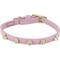 Show in main carousel: Li'l Pals Jeweled Nylon Standard Dog Collar, Lilac, Petite X-Small: 6 to 8-in neck, 3/8-in wide slide 1 of 5