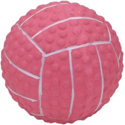 Li'l Pals Latex Soccer Ball Dog Toy, Pink