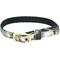 Show in main carousel: Li'l Pals Marbled Canvas Overlay Nylon Standard Dog Collar, Black, Petite X-Small: 6 to 8-in neck, 3/8-in wide slide 1 of 4