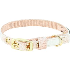 Li'l Pals Marbled Canvas Overlay Nylon Standard Dog Collar