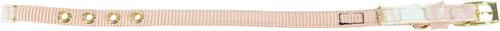 Show full view: Li'l Pals Marbled Canvas Overlay Nylon Standard Dog Collar, Pink, Petite Small: 8 to 10-in neck, 3/8-in wide slide 4 of 4