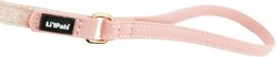 Li'l Pals Marbled Canvas Overlay Standard Dog Leash, Petite: 6-ft long, 3/8-in wide, Pink slide 2 of 2