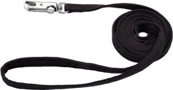 Li'l Pals Microfiber Dog Leash, Black, 6-ft long, 3/8-in wide