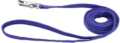 Li'l Pals Microfiber Dog Leash, Blue, 6-ft long, 3/8-in wide