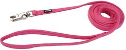 Li'l Pals Microfiber Dog Leash, Pink, 6-ft long, 3/8-in wide