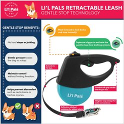 Li'l Pals Retractable Leash with Alligator Snap, Pink slide 2 of 6