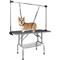 Show in main carousel: Lil' Paw Stainless Steel Dog Grooming Table with Adjustable Arm & Clamp, Black, 36-in slide 1 of 8