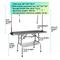 Show in main carousel: Lil' Paw Stainless Steel Dog Grooming Table with Adjustable Arm & Clamp, Black, 46-in slide 2 of 8