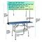 Show in main carousel: Lil' Paw Stainless Steel Dog Grooming Table with Adjustable Arm & Clamp, Blue, 46-in slide 3 of 9