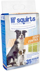 Lil' Squirts Charcoal Activated Odor Control Dog Training Pads, 35 count