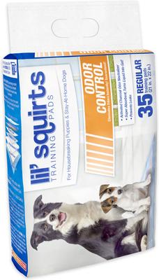 Show full view: Lil' Squirts Charcoal Activated Odor Control Dog Training Pads, 35 count slide 2 of 3