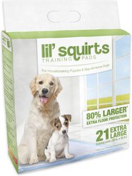 Lil' Squirts Dog Training Pads, X-Large, 21 count slide 1 of 3