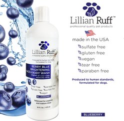 Lillian Ruff Berry Blue Brightening Dog & Cat Face & Body Wash, 16-fl oz bottle slide 2 of 9