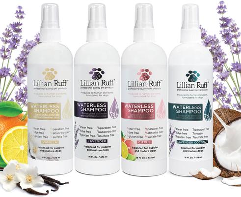 Show full view: Lillian Ruff Waterless Lavender Dog & Cat Shampoo, 16-fl oz bottle slide 7 of 10