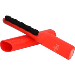 Lilly Brush Hair Clean-up Dog & Cat Brush & Cap, Red