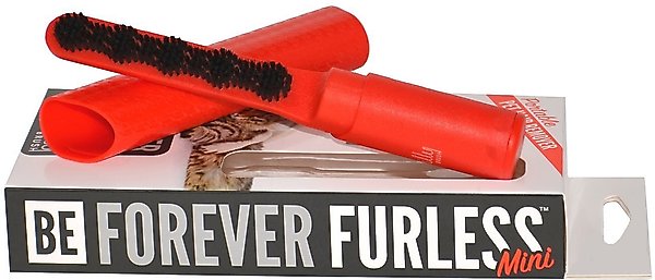 Show full view: Lilly Brush Hair Clean-up Dog & Cat Brush & Cap, Red slide 2 of 10