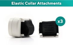 Link My Pet Dog Collar Attachment, Elastic, 3 count