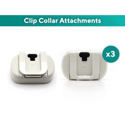 Show full view: Link My Pet Dog Collar Attachment, White, 3 count slide 1 of 3