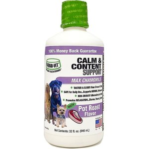 Liquid-Vet Calm & Content Support Pot Roast Flavor Liquid Calming Supplement for Dogs