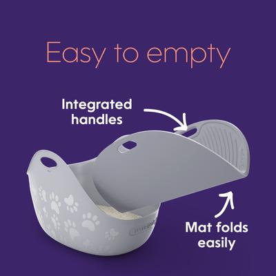 Show full view: Litter Genie Cat Litter Box Mat, 23.8-in slide 3 of 8