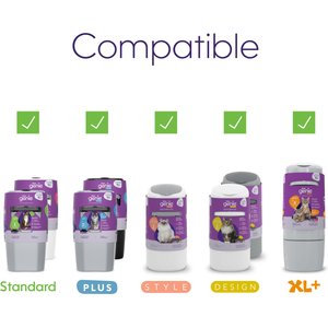 Litter Genie Cat Litter Disposal System Jumbo Refill, 28-ft, 4 month supply