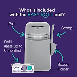 Litter Genie Easy Roll Pail Cat Litter Disposal slide 2 of 9