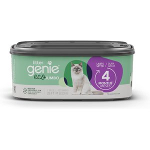 Litter Genie Cat Litter Disposal System Jumbo Eco Refill, 28-ft, 4 month supply
