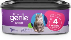 Litter Genie Cat Litter Disposal System Jumbo Refill, 28-ft, 4 month supply