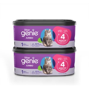 Litter Genie Cat Litter Disposal System Jumbo Refill, 56-ft, 8 month supply